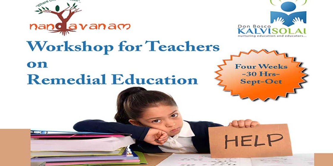 Training Workshop for Teachers on Remedial Education