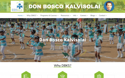 Don Bosco Kalvisolai Website and Logo Launch